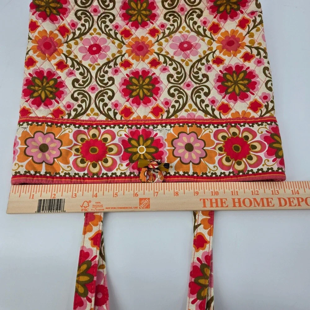 Vera‎ Bradley Folkloric Quilted Cotton Toggle Clasp Shoulder Tote Bag